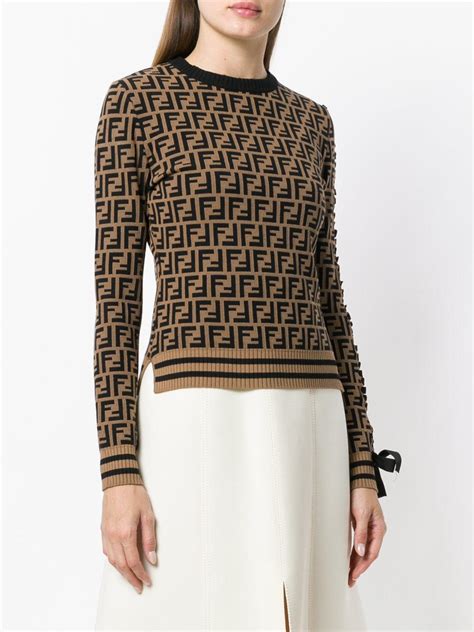 fendi jumper women|fendi sweater women.